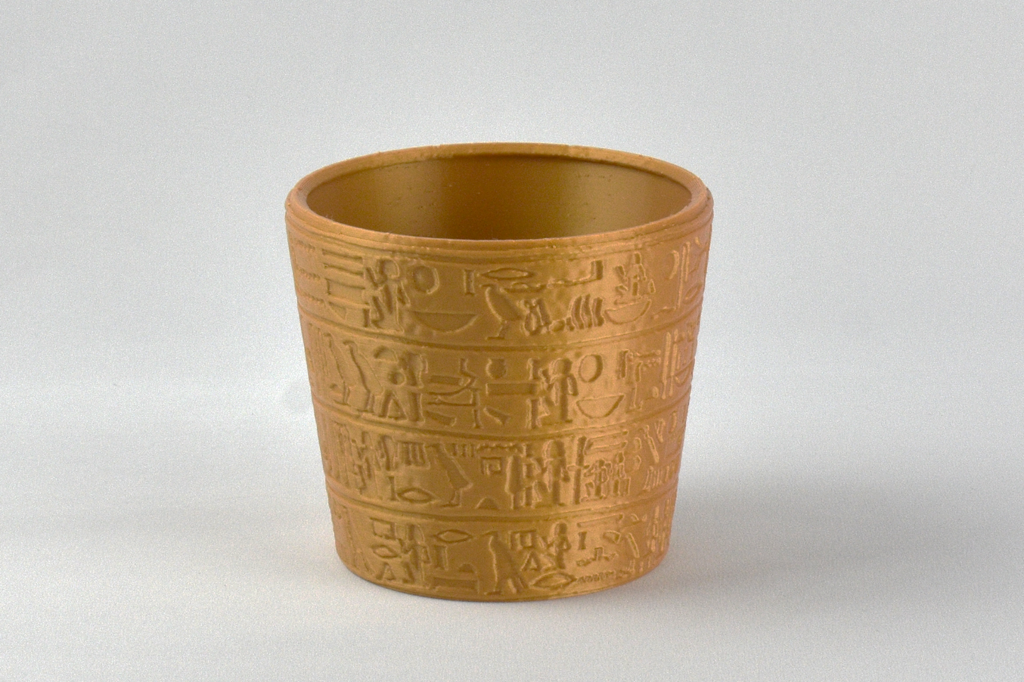 Hieroglyphics Egyptian Planter - 6-inch Round Pot