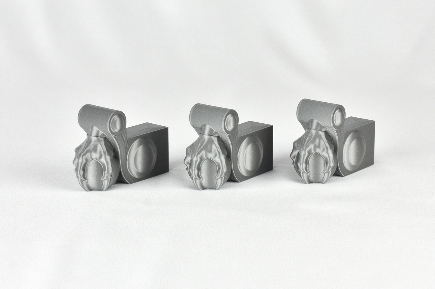 Art Deco Decorative Pot Feet Set of 3 — PETG, For 8–14" Pots