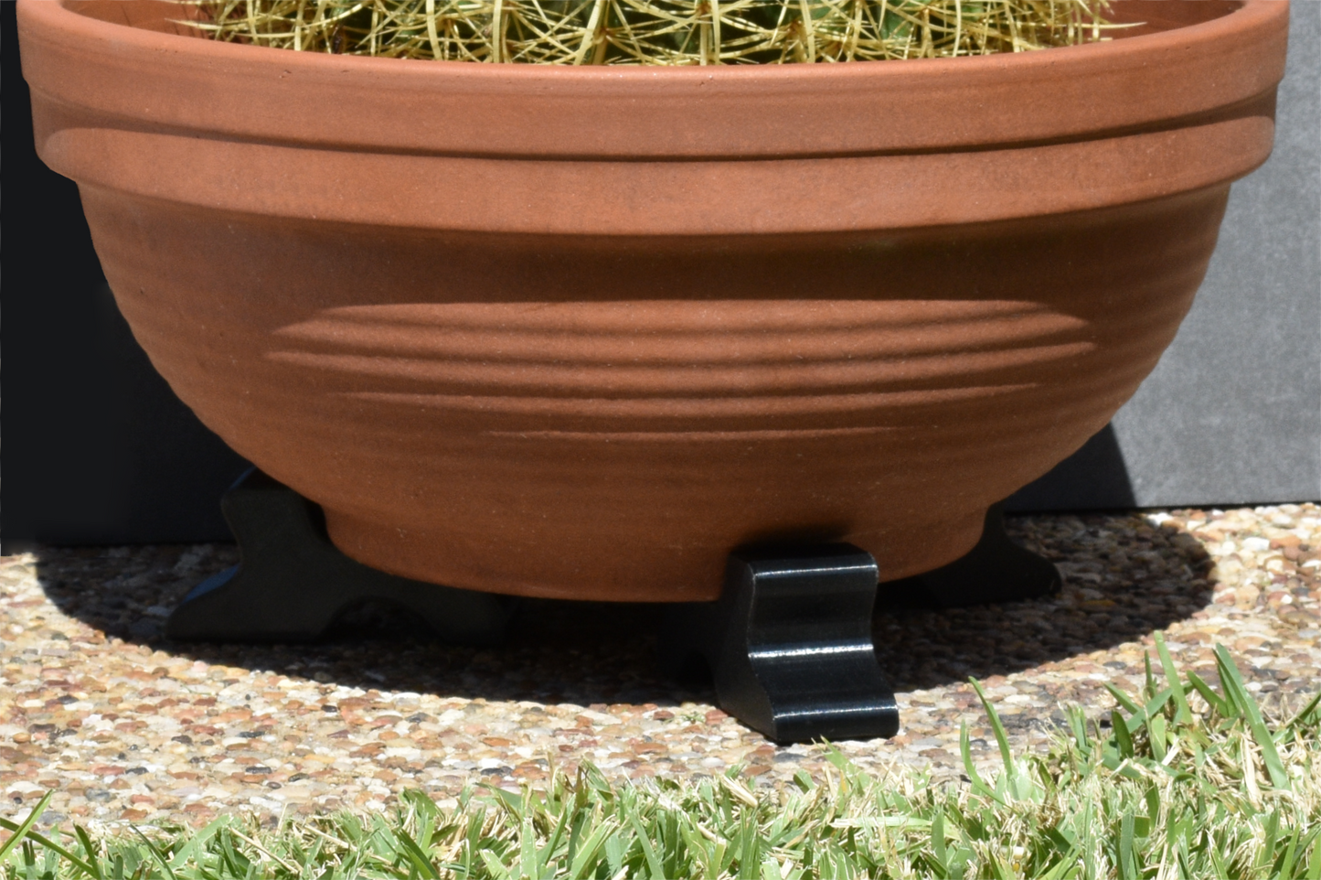 Large Plant Pot Feet Risers Set of 3 — PETG, UV and Shatter Resistant, For 12"+ Pots