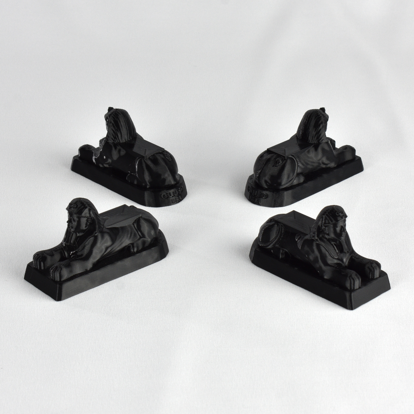 Sphinx Decorative and Durable Planter Risers, Black