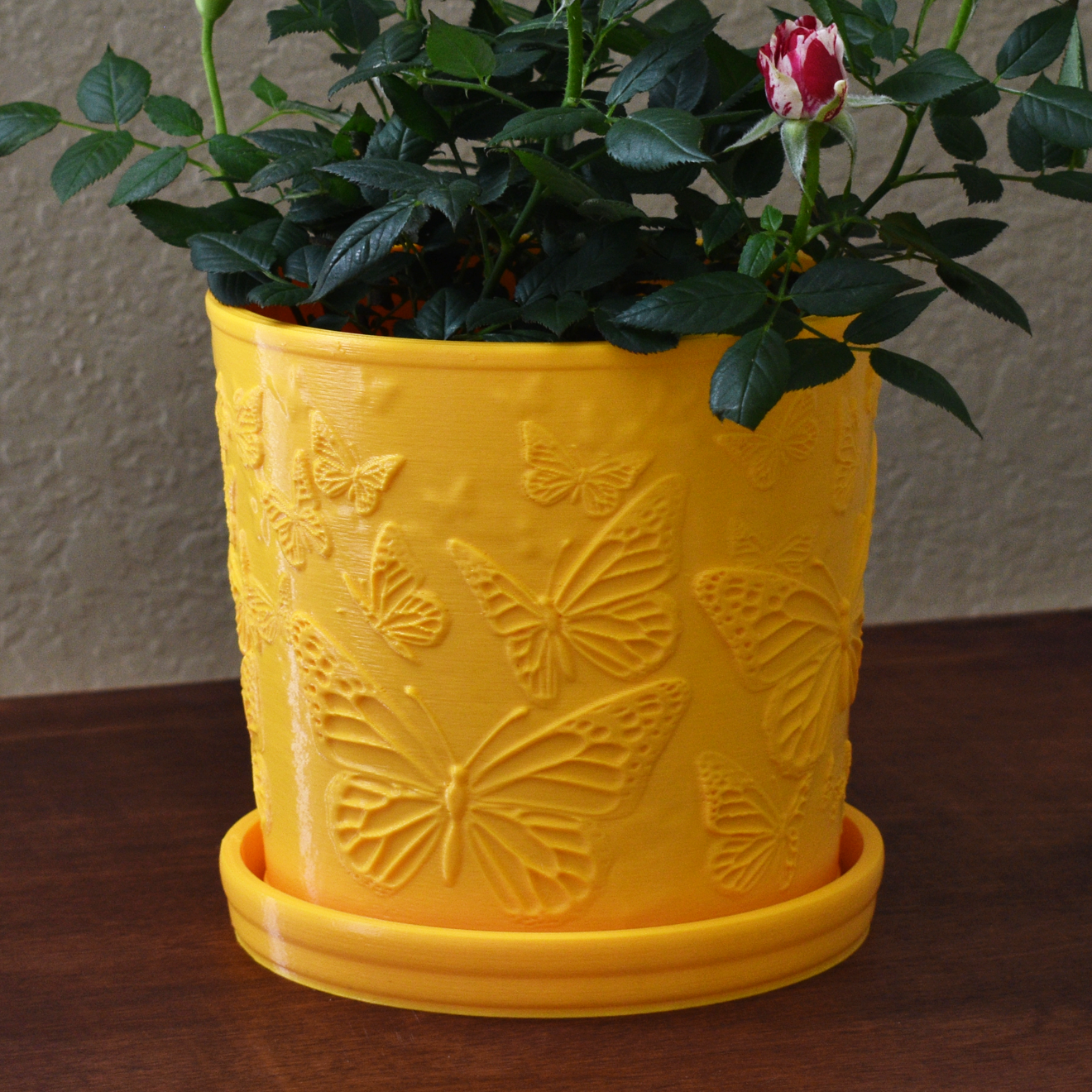 butterfly plants for pots Medium Butterfly Planter 6-inch Pot, Multiple Color Options, Indoor/Ou – GLU3D Prints