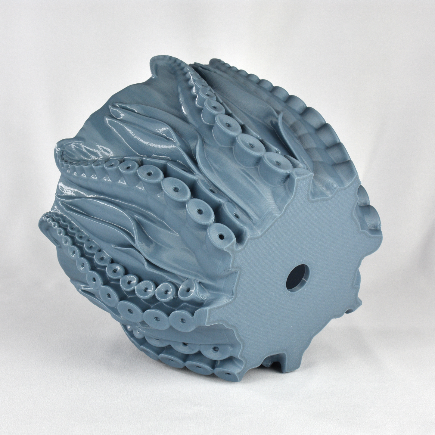 Large Octopus Tentacles Undersea Planter, Gray Blue, 8-inch Pot