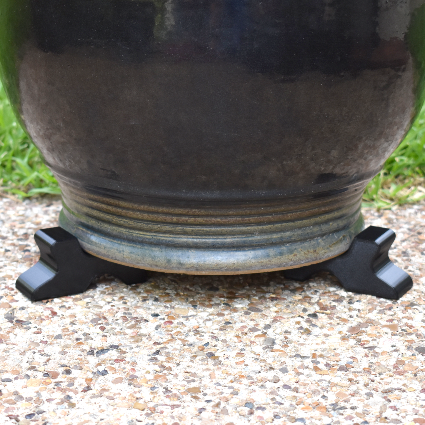 feet to put under plant pots Large Plant Pot Feet Risers Set of 3, PETG, UV and Shutter Resistant – GLU3D Prints