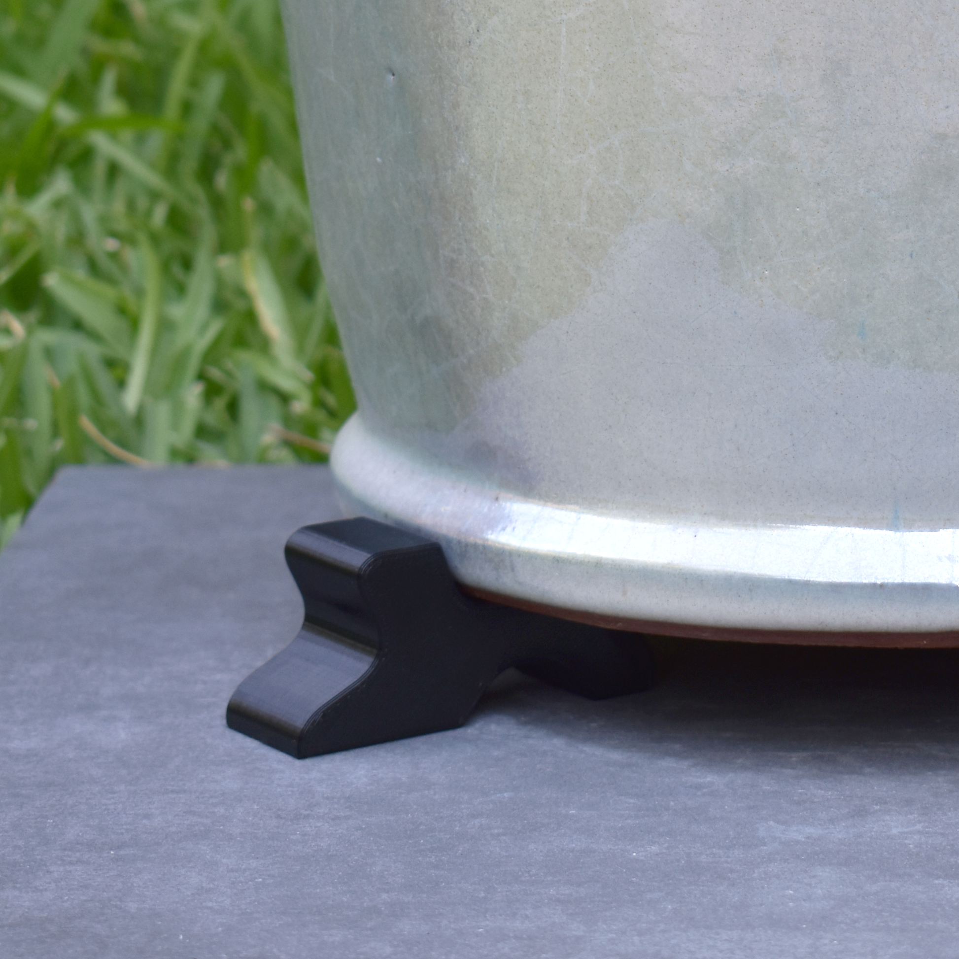planter feet for pots Plant Pot Feet Risers Set of 3 — PETG, UV and Shatter Resistant, For 8 – GLU3D Prints