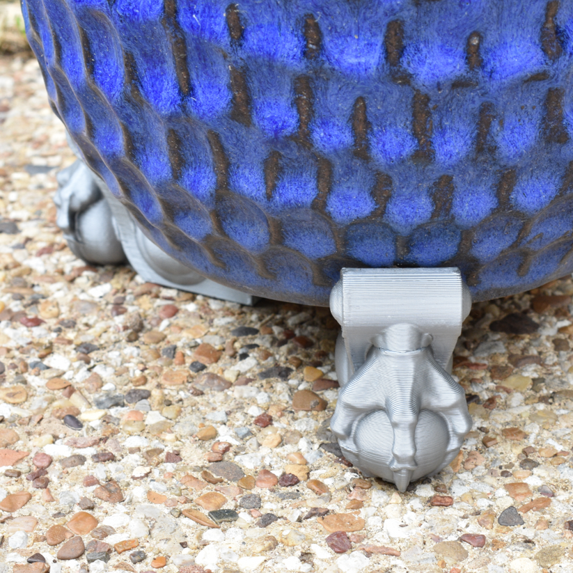 Decorative and Durable Plant Pot Feet / Planter Risers, 3-inch – GLU3D ...