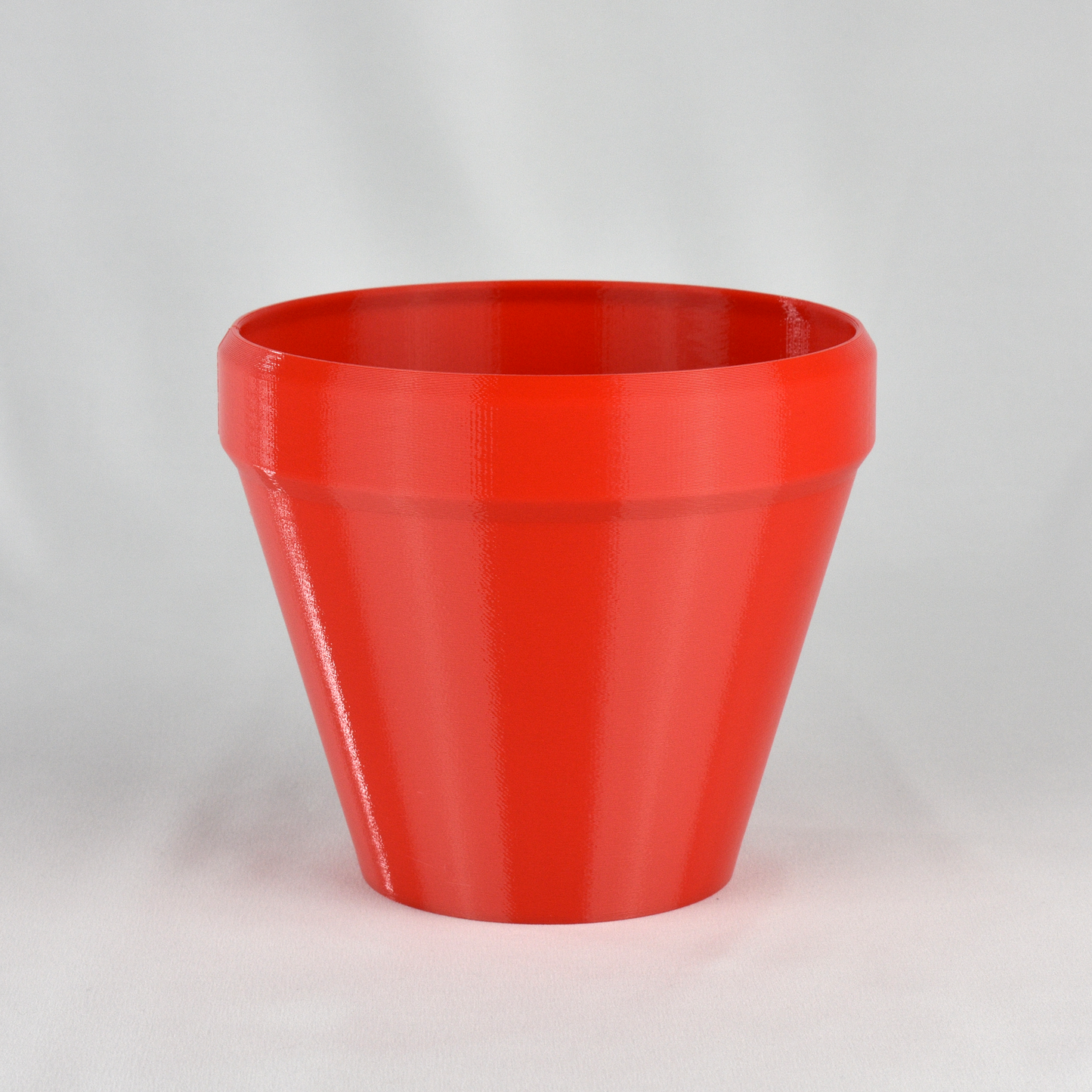 Medium Classic Flower Pot, 6-inch Round Planter, Red, Indoor/Outdoor