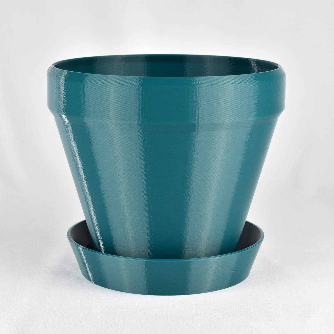 dark green plant pot indoor Large Classic Flower Pot, 8-inch Round Planter, Dark Green, Indoor/Out –  GLU3D Prints