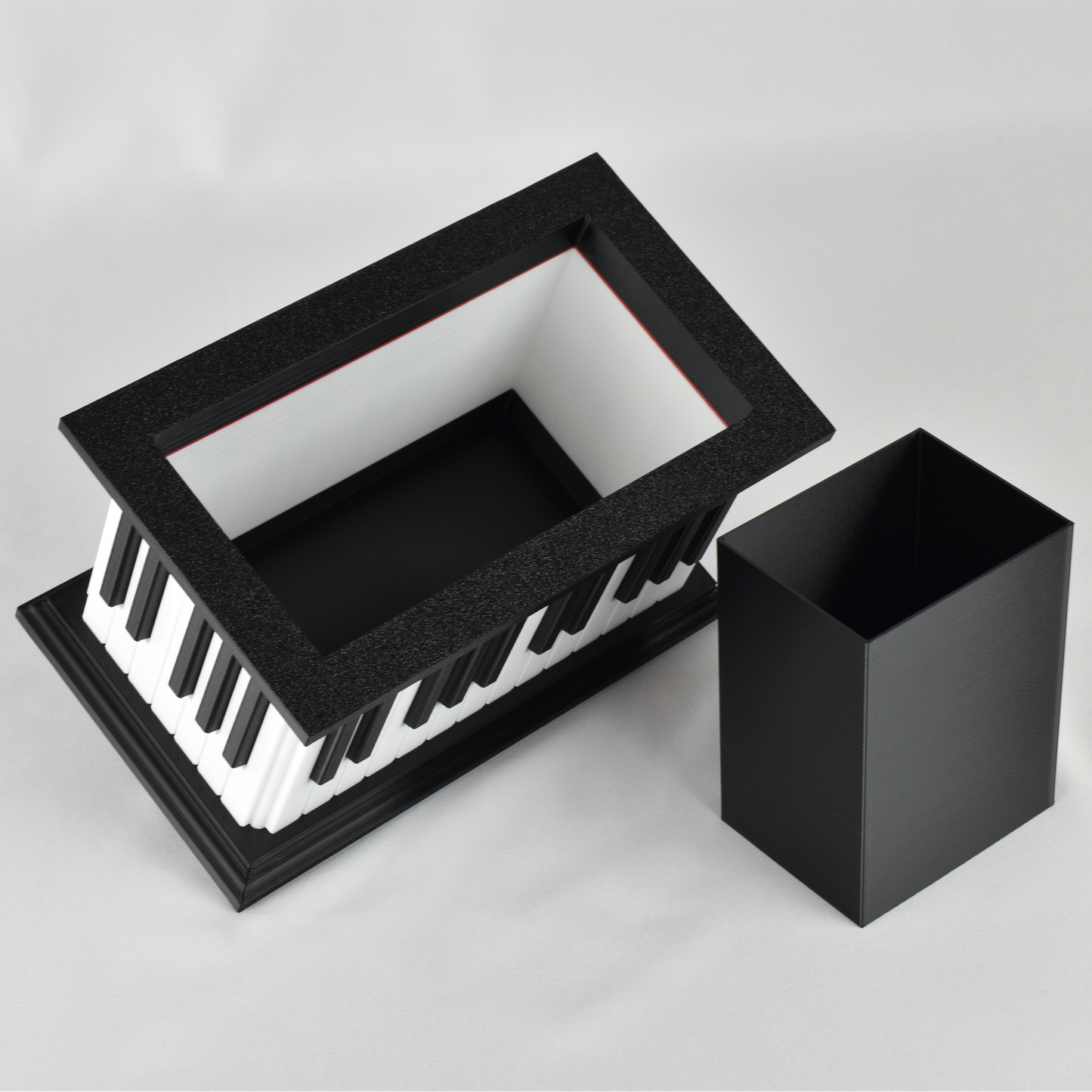 Piano Keyboard Desk Organizer, Pencil Holder, Music Teacher Gift