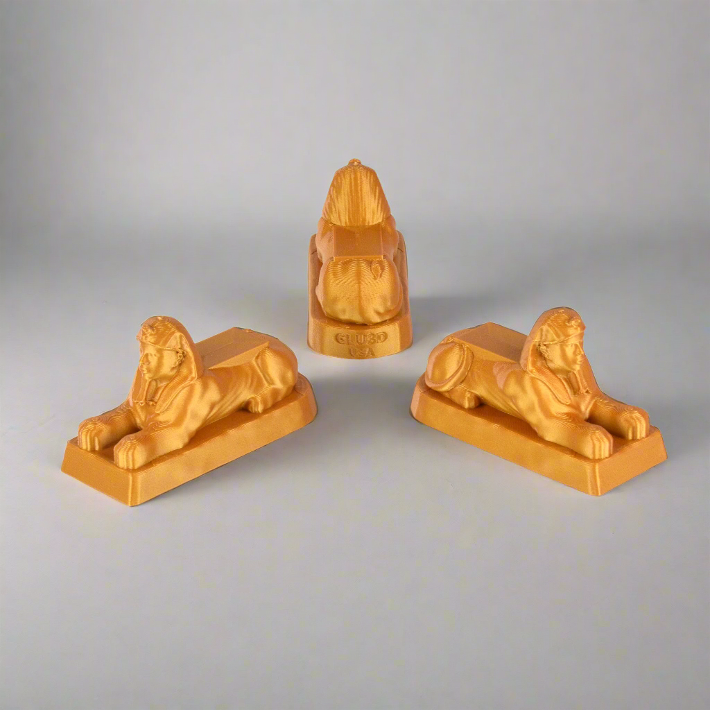 Sphinx Decorative and Durable Planter Risers, Gold Color