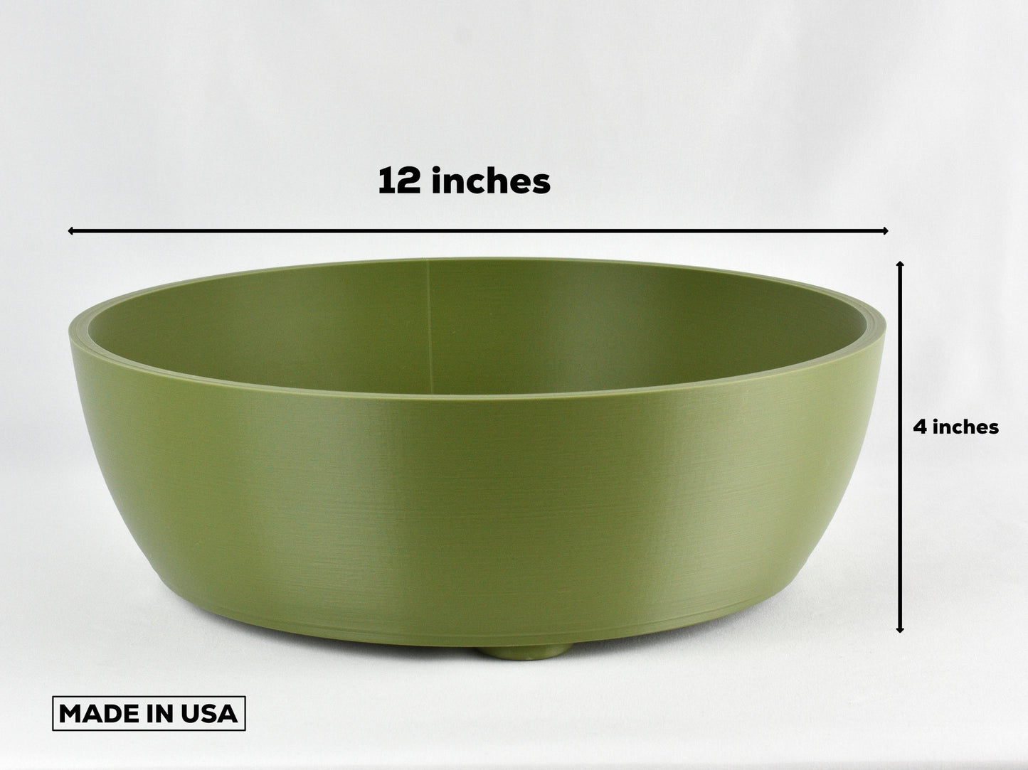 12-inch Round Modern Bonsai Pot
