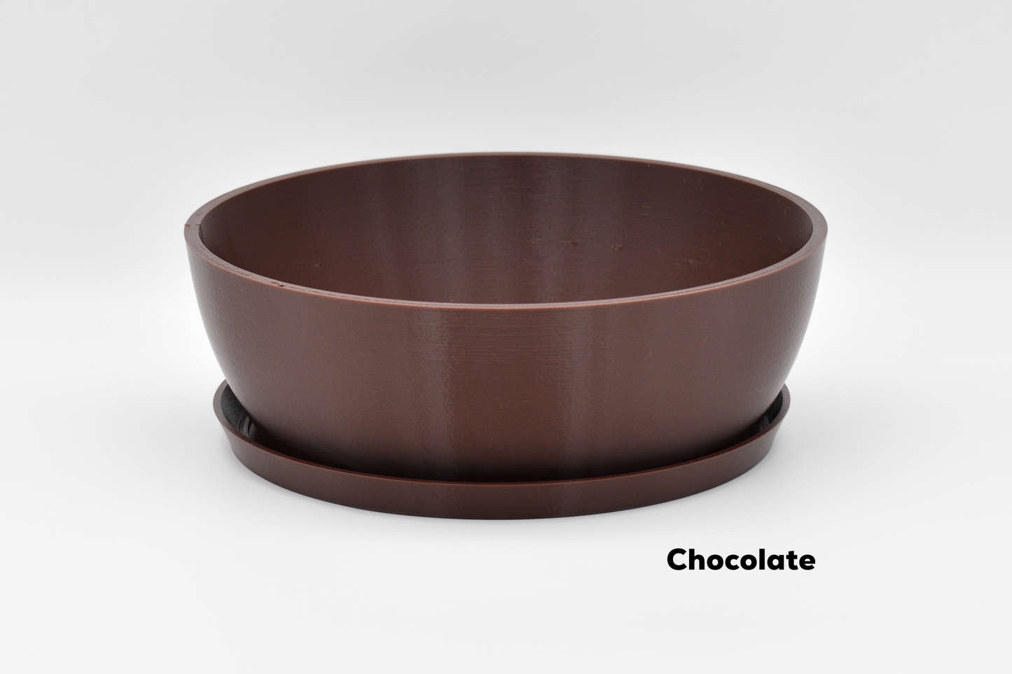 8-inch Round Modern Bonsai Pot