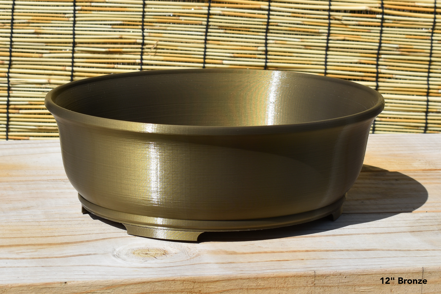 12-inch Oval Bonsai Pot