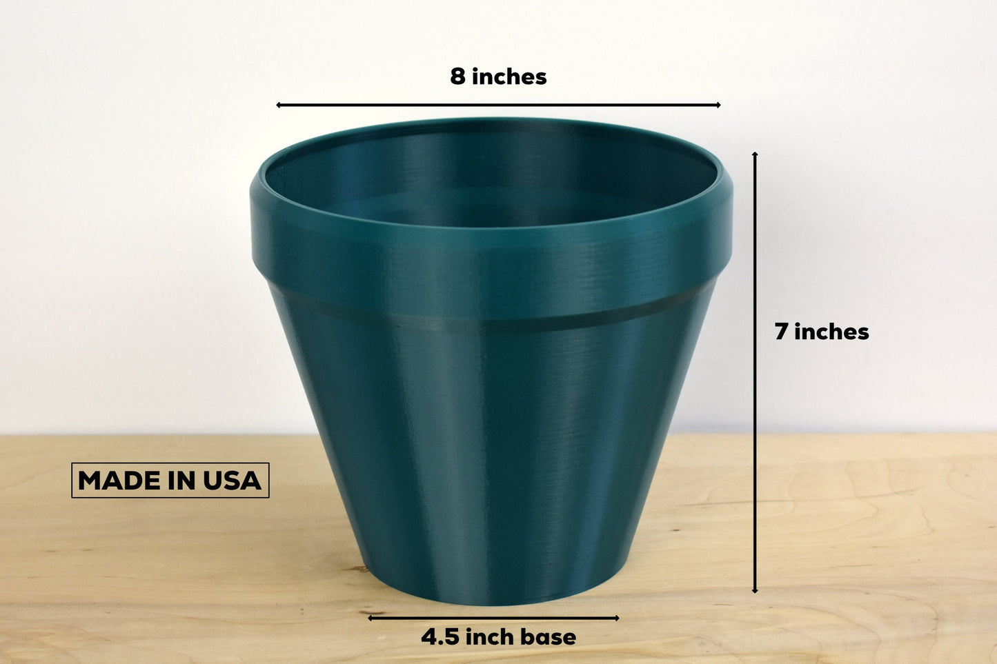 8-inch Colorful Flower Pot